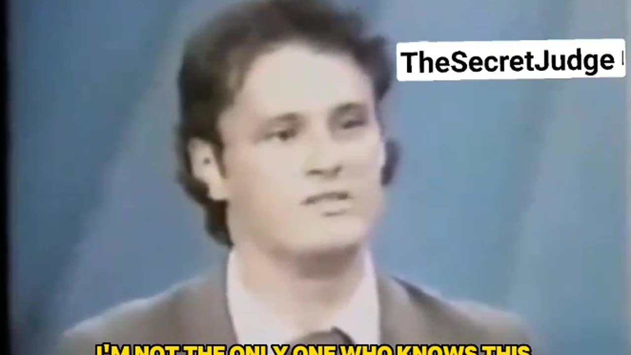 Discussing Adrenochrome on Oprah's show late 80s / early 90s