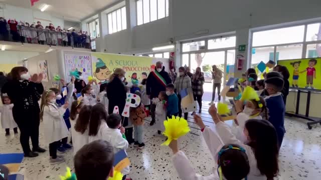 Moments of humanity in Ukraine's month of crisis