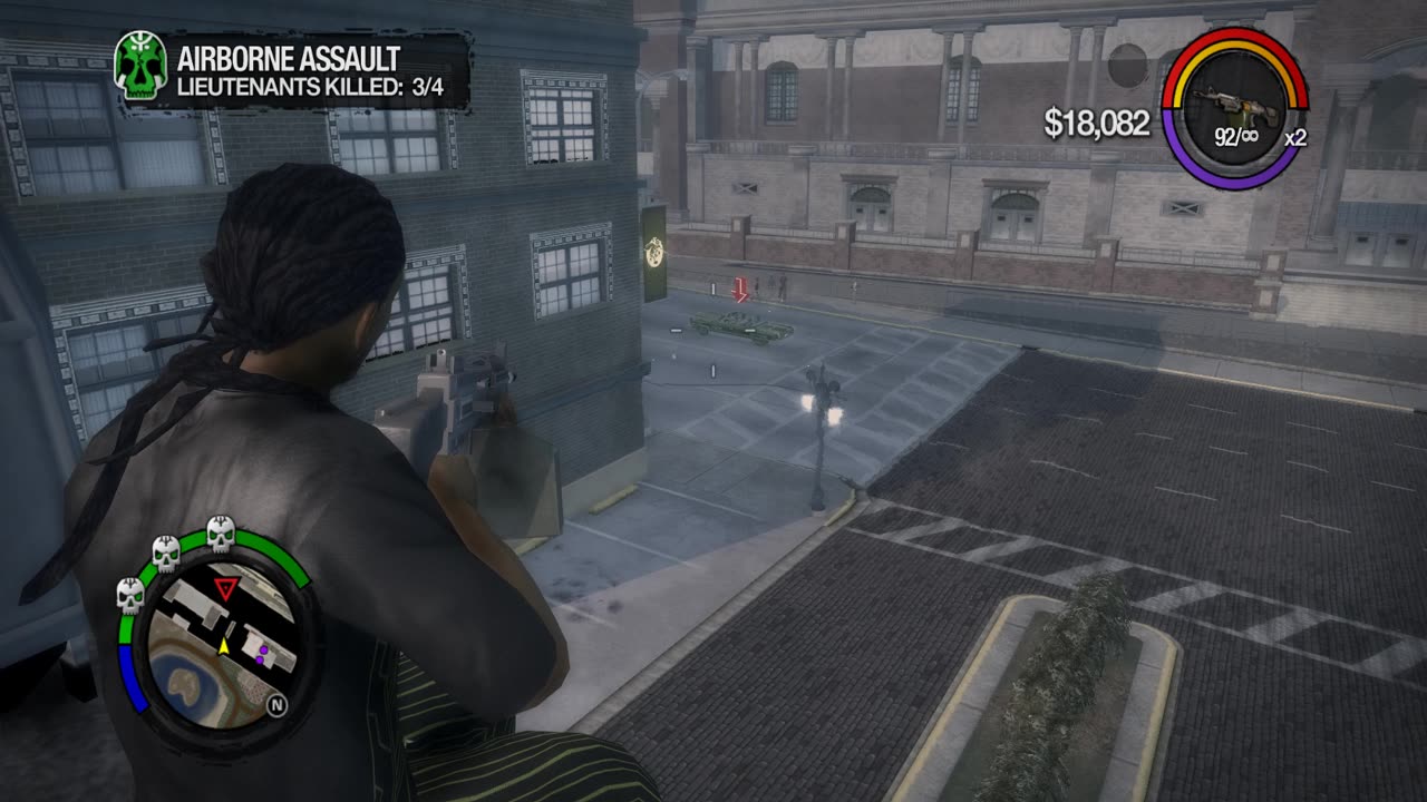 Saints Row 2 Mission Gameplay & Cut Scene Airborne Assault