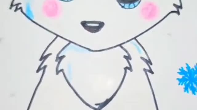 ArcticFoxeasytomake#drawing#subscribe#like#viral#views