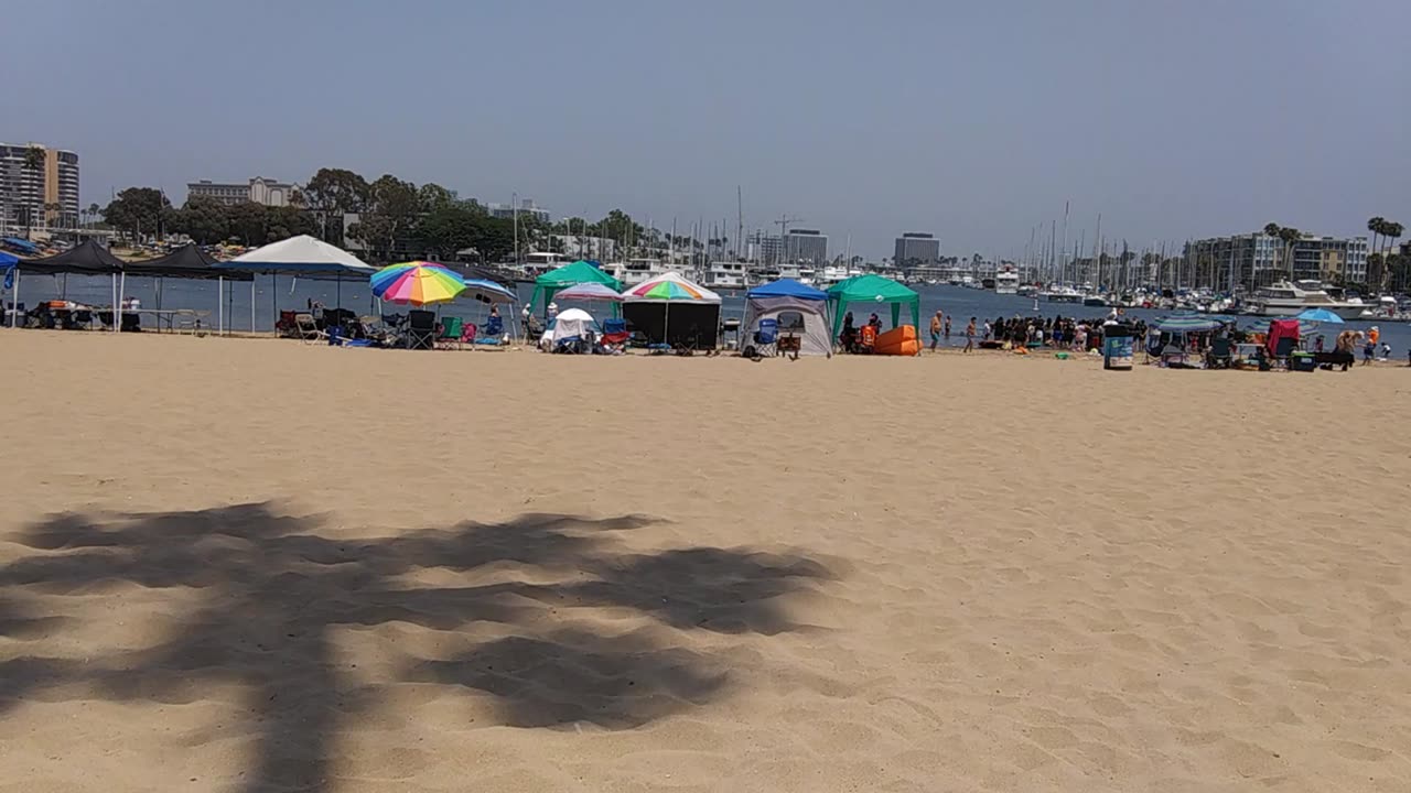 The Captain's View. Mothers Beach, Marina Del Rey, California. 07/13/24