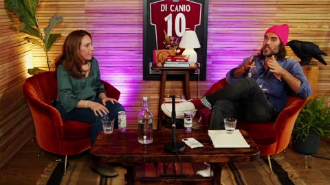Russel Brand interview With Stella Assange. Julian's sister