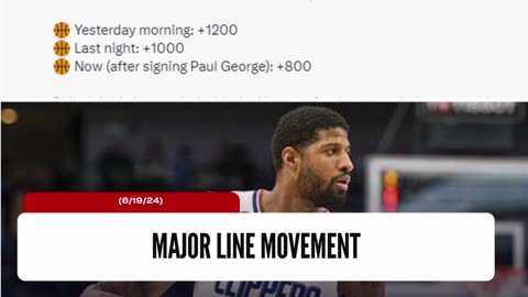 Here Is How Paul George Signing Effected 76ers Championship Odds - Should They Be Title Favs?