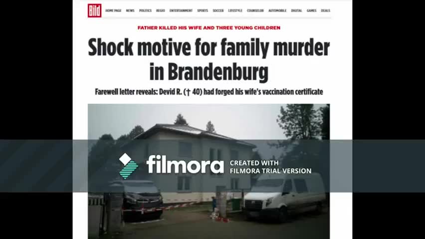 Germany | Family Of 5 DEAD Suicide OVER GREEN PASS & Jab