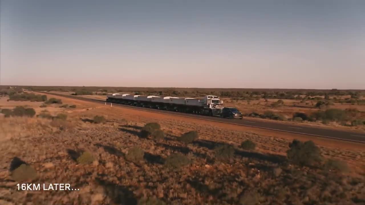 Land Rover Discovery Tows 110 Tonne Road Train