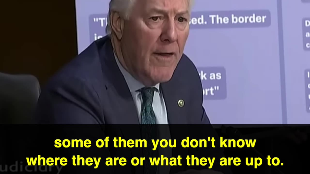 Sen. Cornyn Grills Mayorkas on Chinese Nationals at the Border