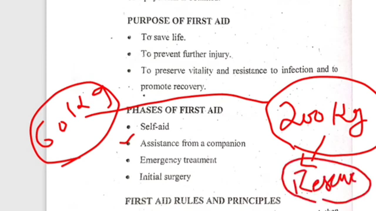 Information About First Aid & First Aid Introductions