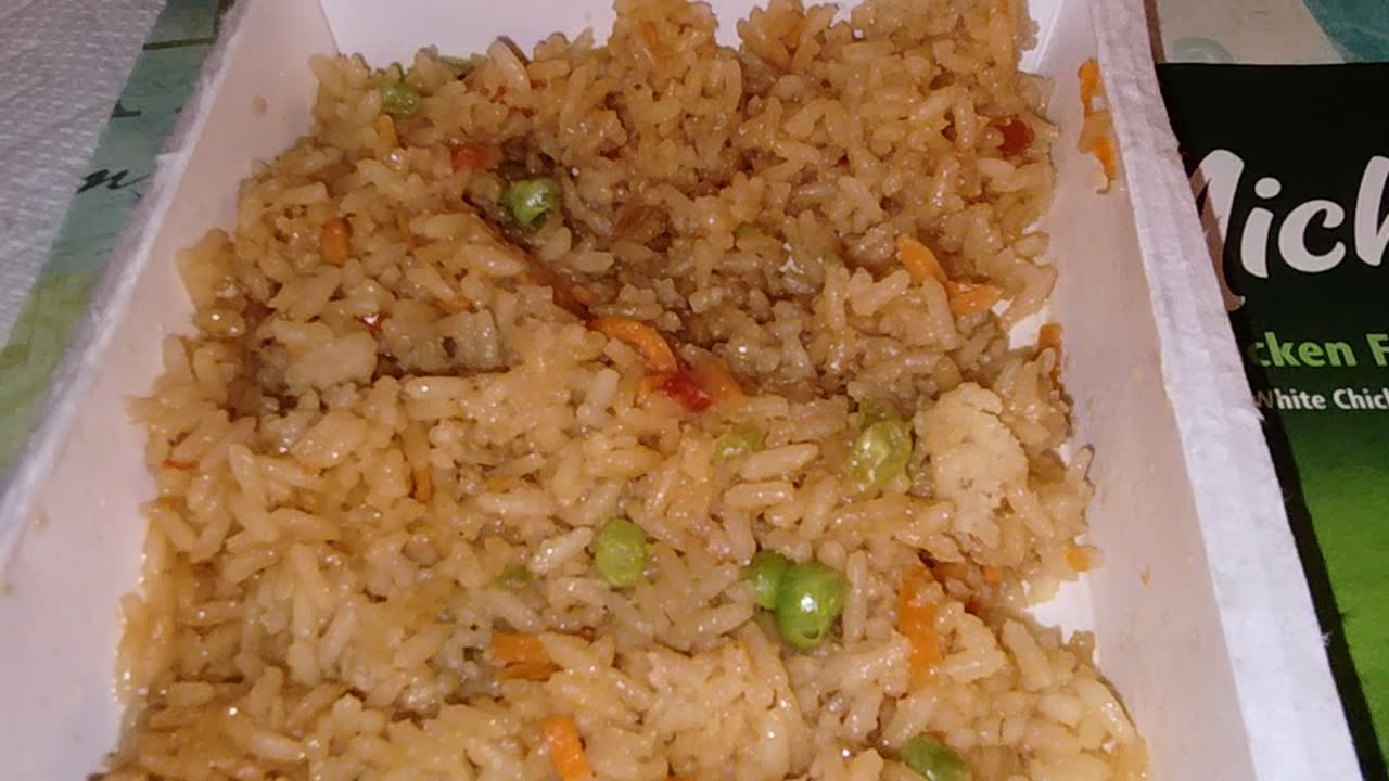 Eating Michelina's Chicken Fried Rice, Dbn, MI, 3/19/24