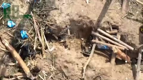 Ukrainian receives direct hit on troops, hand to hand combat in the trench