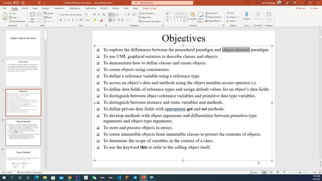 Objects and Classes