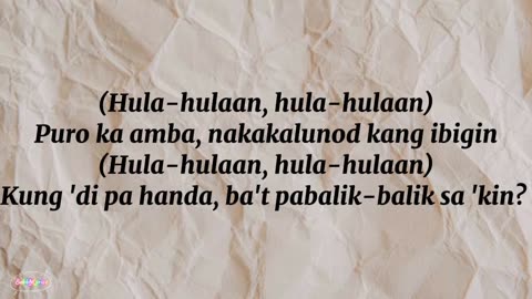 HULAAN - Janine (Lyrics)