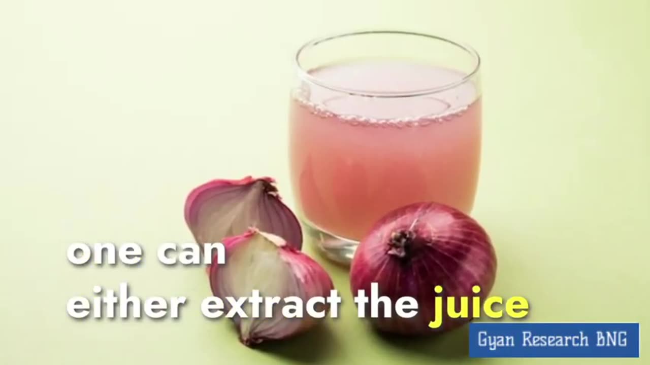 ONION JUICE FOR HAIR GROTH