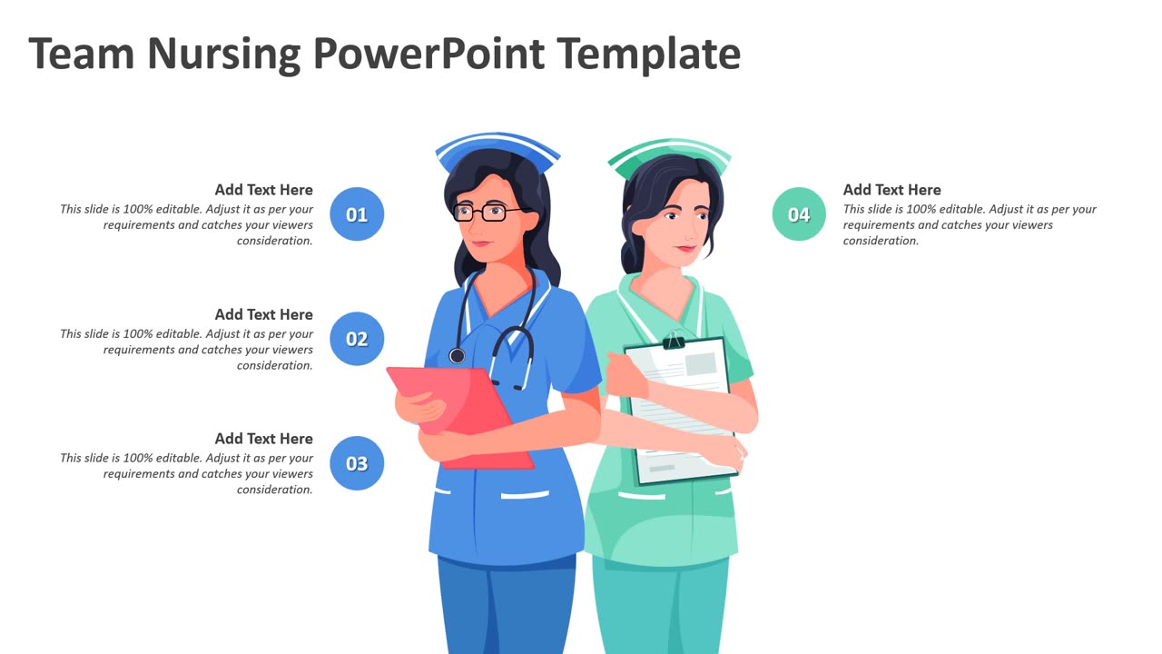 Team Nursing PowerPoint Template