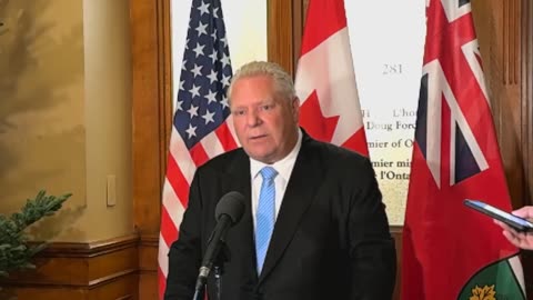 🇨🇦Doug Ford responds to Trump’s 25% tariff on all Canadian goods