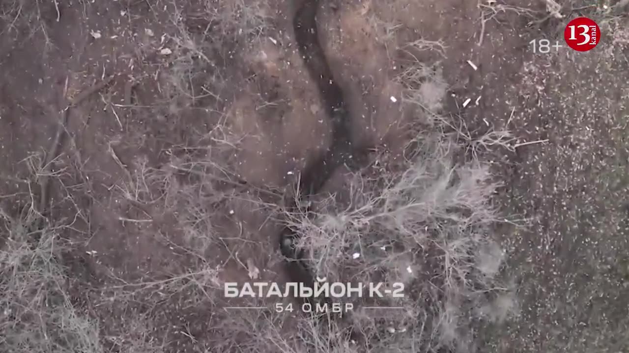 Ukrainian troops attack Russian trench identified by a drone - "No one survived”