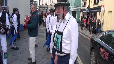 Plymouth Morris Dancers 2013 The Dolphin. Plymouth Barbican the Ocean City.