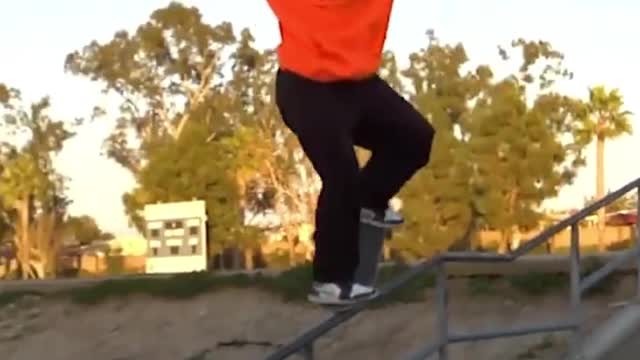 Skateboard teenager playing skateboard