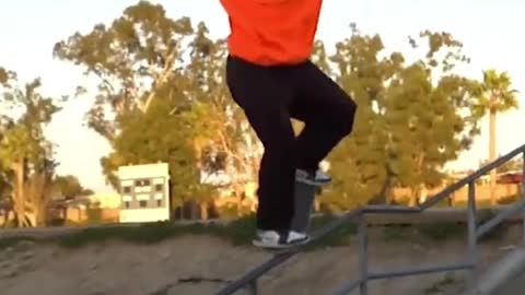 Skateboard teenager playing skateboard