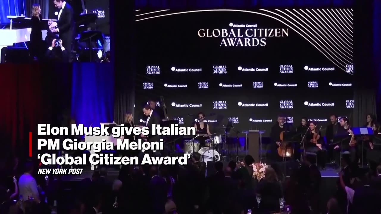 Elon Musk and Italian PM Giorgia Meloni have public love-in on sidelines of UNGA