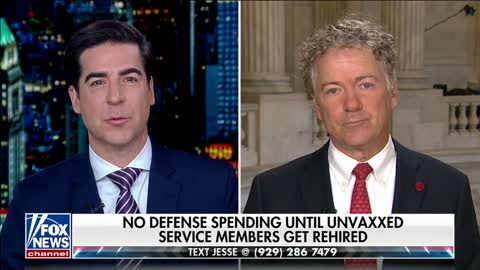 Dr Rand Paul Joins Jesse Watters Primetime to Discuss Fauci and NDAA Amendment