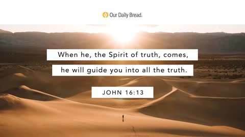 Insight from the Spirit Audio Reading Our Daily Bread Devotional October 17, 2021