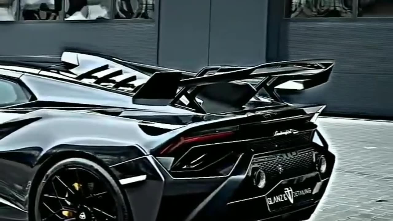 BLACK LAMBORGINI CAR