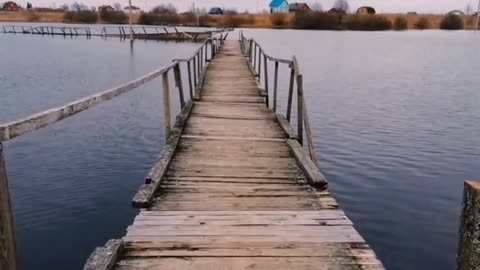 What a beautiful bridge in the water