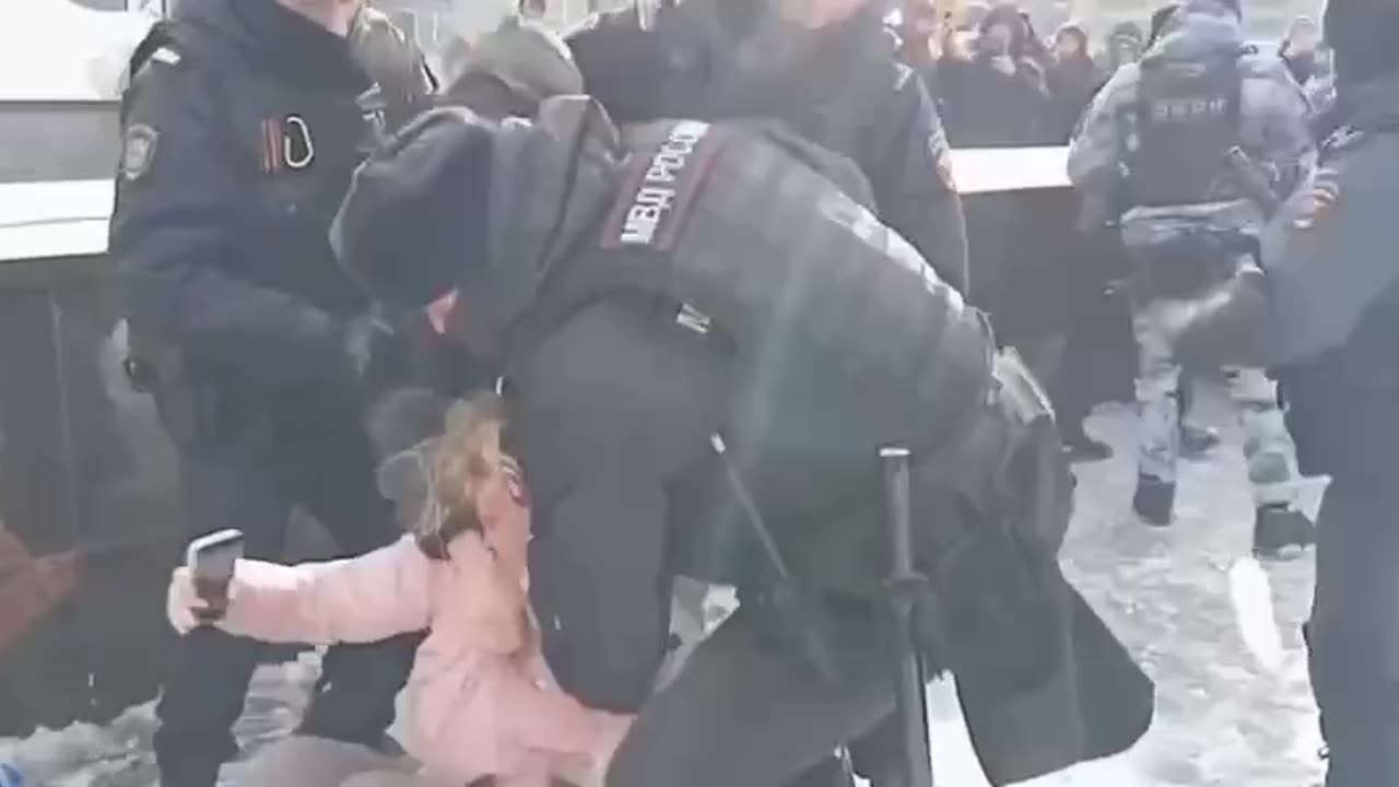 Russian Police Snatching Women Off the Street