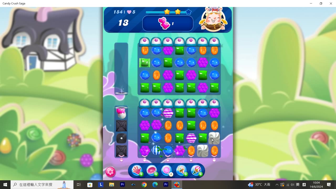 Candy Crush Saga Record (Level 154)