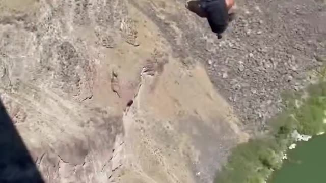 Worlds highest trampoline #viral