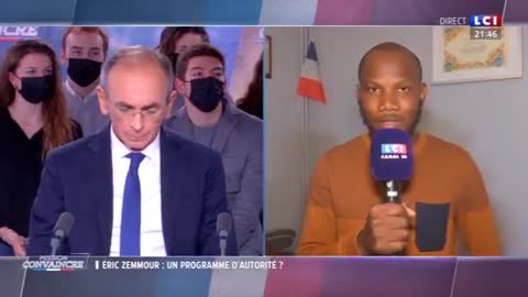 Paul Larrouturou dicte ses mots à Lassana Bathily face à Eric Zemmour
