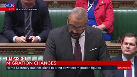 UK Home Secretary Cleverly unveiled the largest migration reduction ever