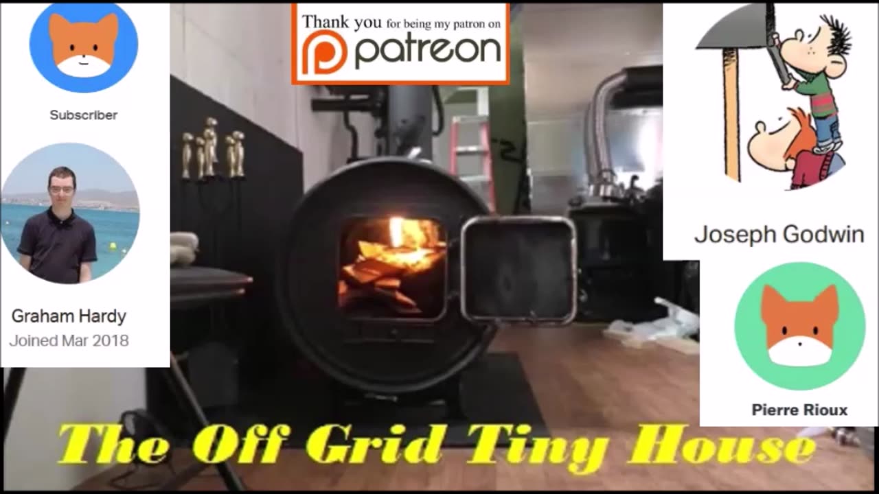 Hot Water the off grid tiny house