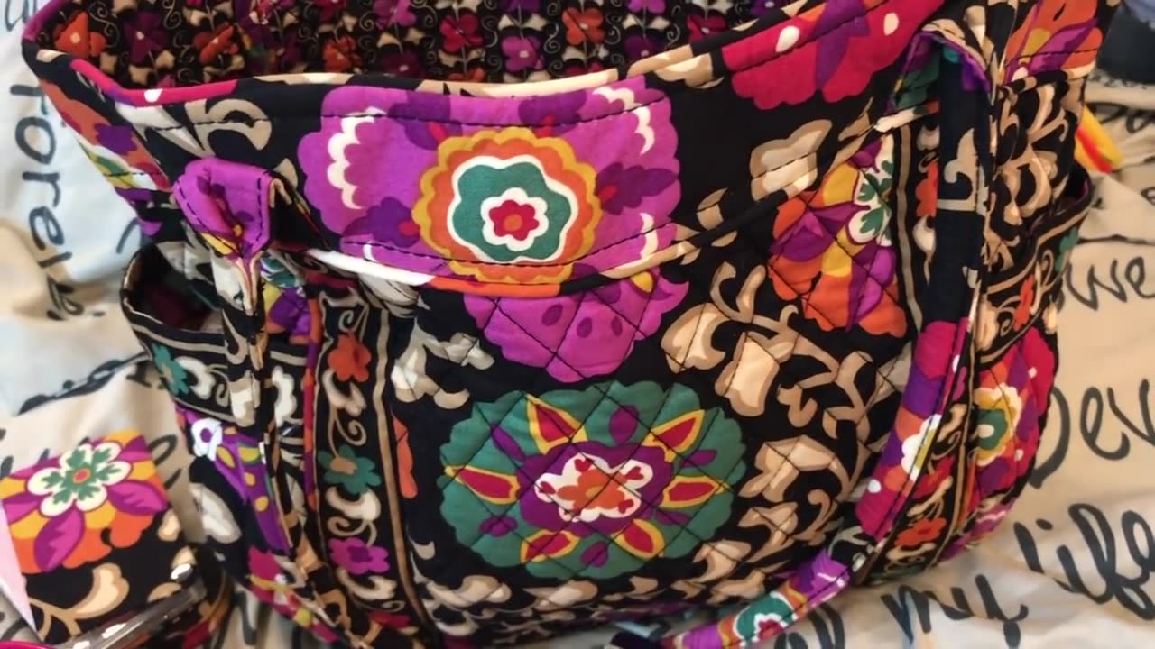 What's in my Vera Bradley Campus Tote w/ matching accessories