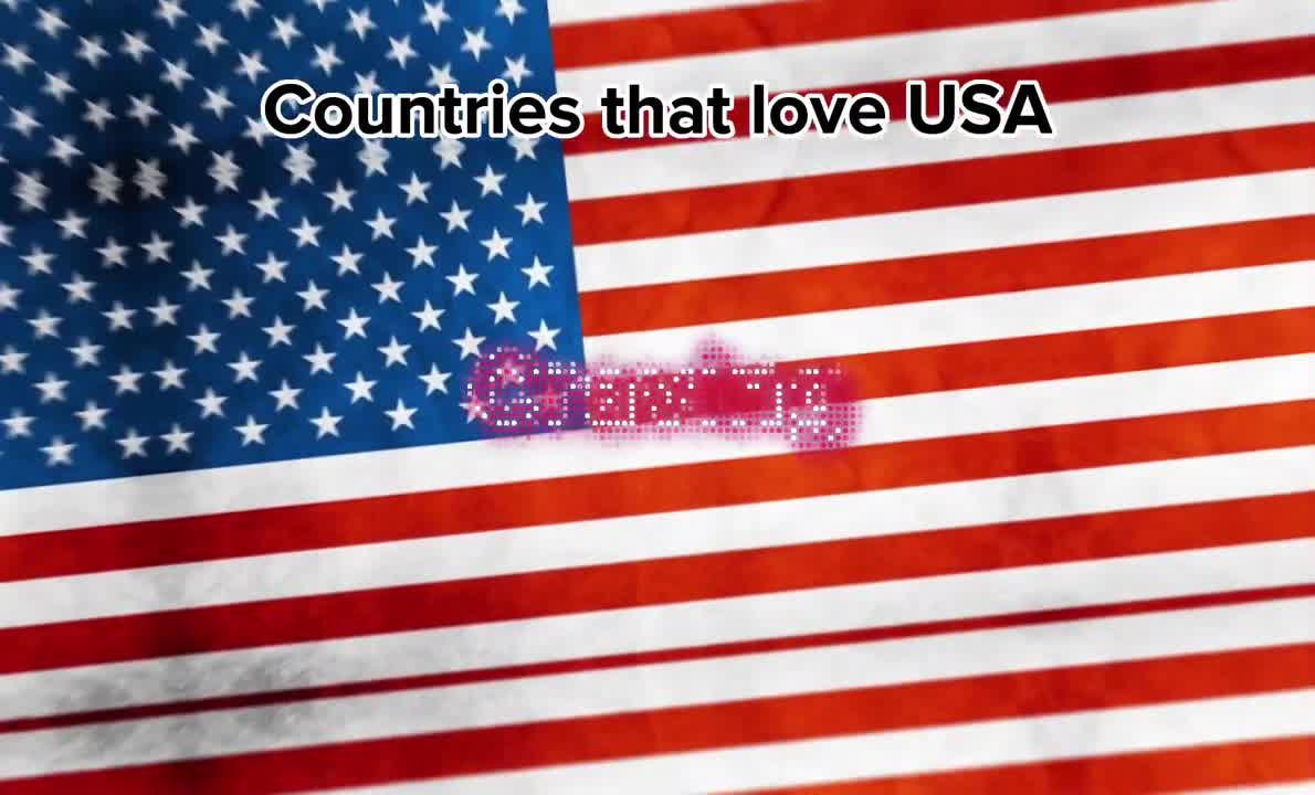 Countries that love USA ????