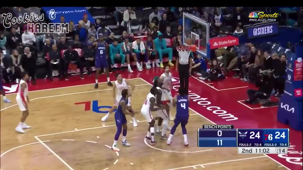 Kelly Oubre Jr. Highlights 76ers vs. Hornets 11th Dec 2022