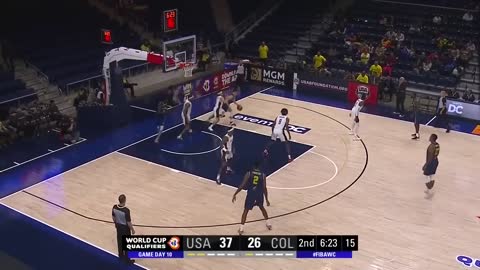 🇺🇸 USA vs 🇨🇴 Colombia Basketball Highlights - #FIBAWC 2023 Americas Qualifiers