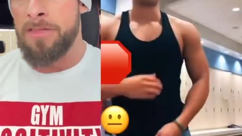 Creepy Gym Guy Caught On Camera?