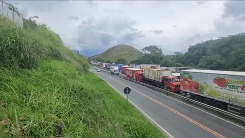 Brazil truckers protest Bolsonaro loss