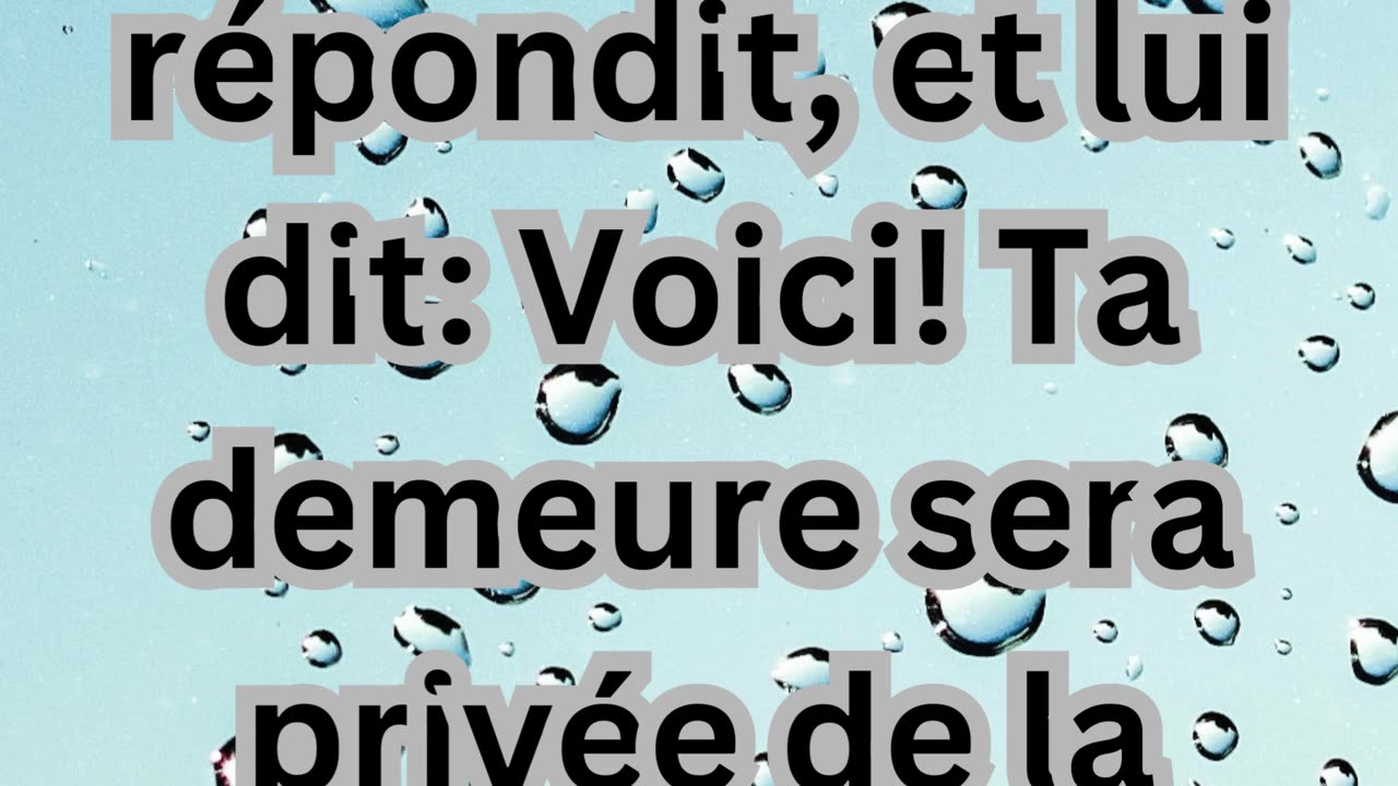 "La Bénédiction d'Ésaü: Une Destinée Rugueuse"GENÈSE 27:39 40