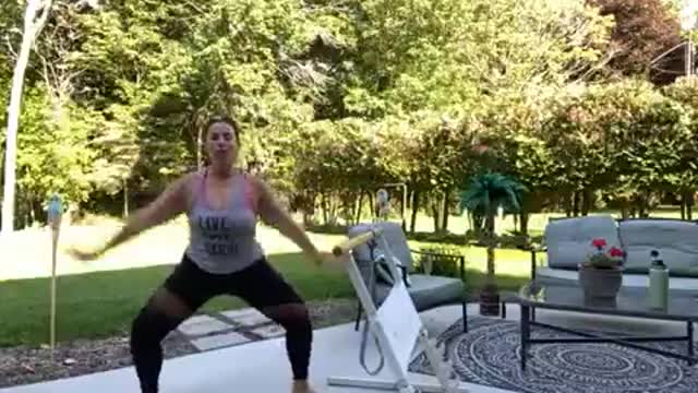 Backyard Barre with Sara