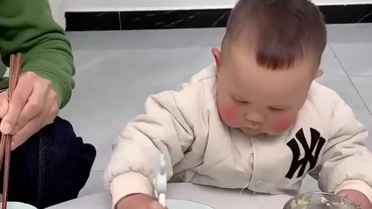 Cute Japanese Sharing baby - cute adorable baby videos