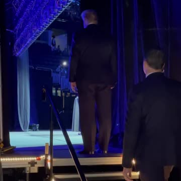 President Trump taking the stage in Florida