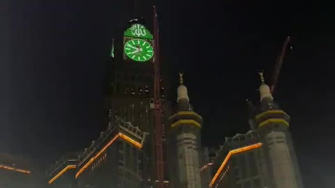 22 August 2023 Makkah Clock Tower Thunderstorm