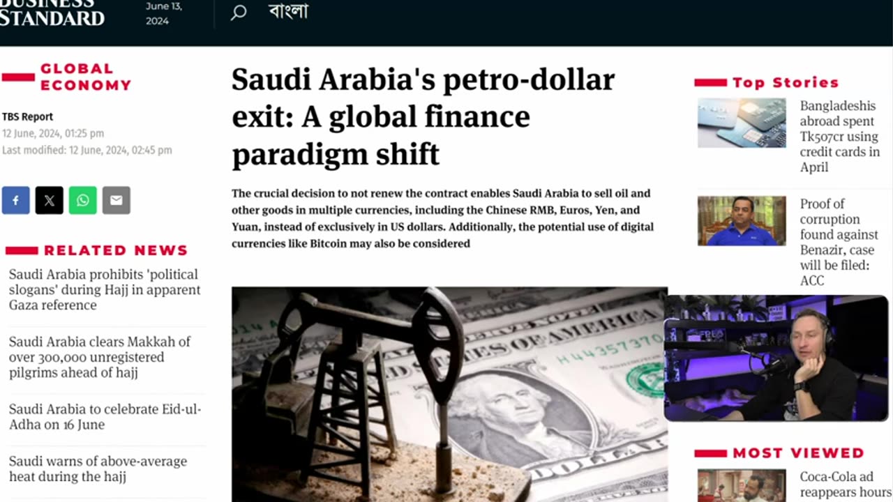 EMPIRE DECLINE: Saudis END The PETRODOLLAR Deal! Trump Foreign Policy Pre-empted?