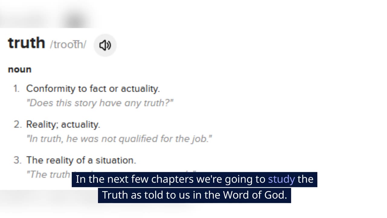 BPNT Book series - Chapter 11 - The Truth of God’s Word