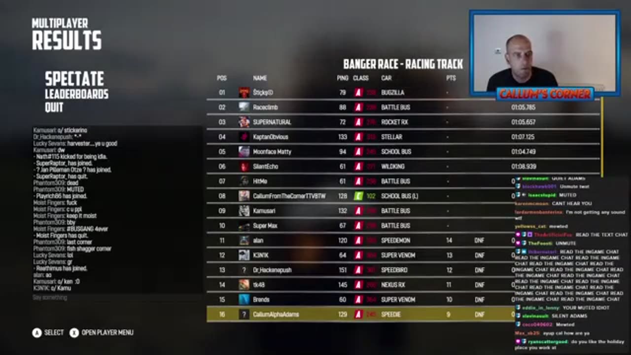 ayupcc - Callum's Corner - 30/06/22 - Lets Race!