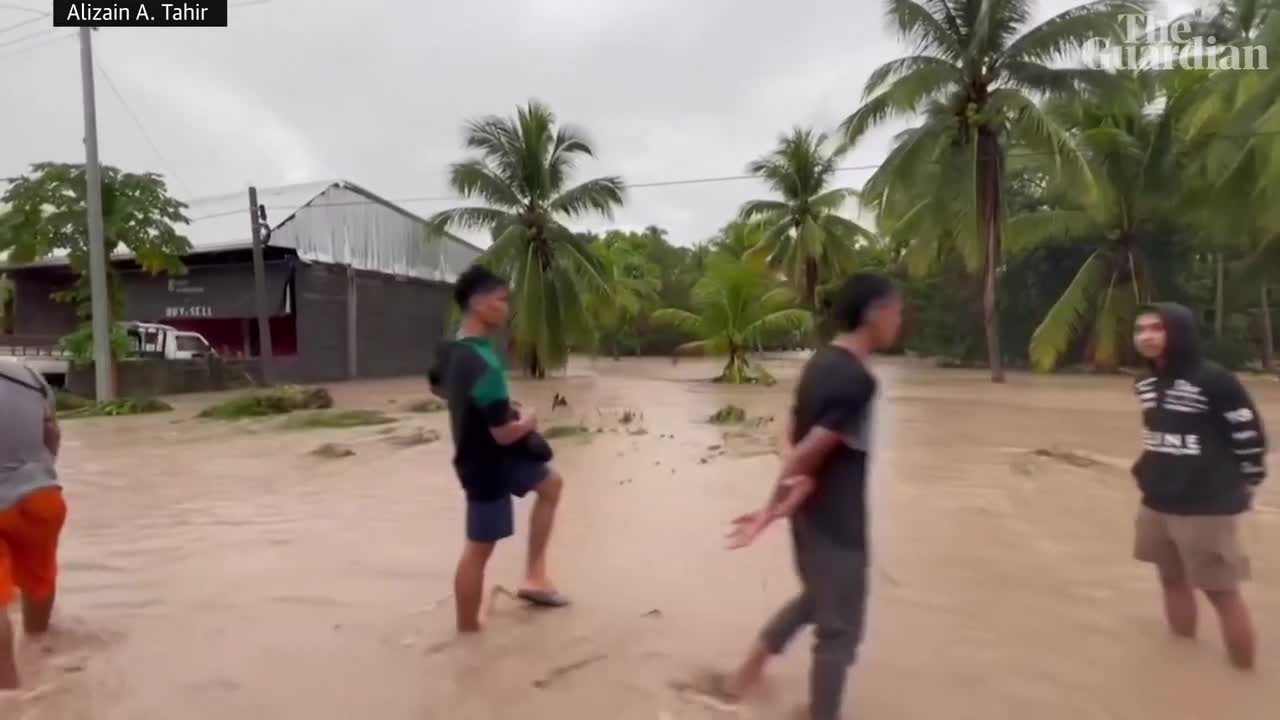 Deadly floods and landslides hit southern Philippines as storm Nalgae approaches