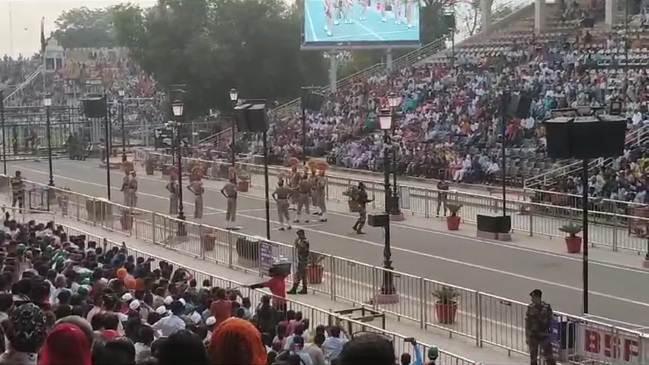 Wagha border view