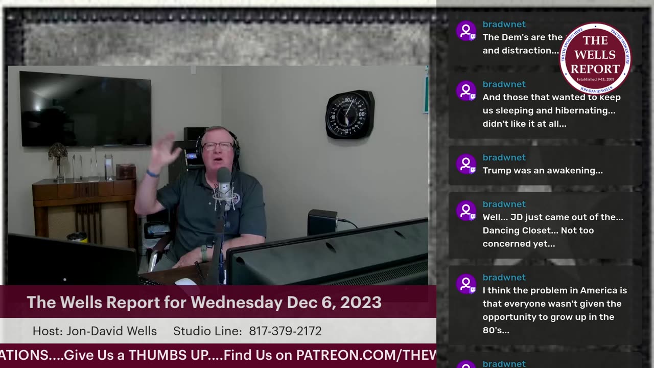 The Wells Report for Wednesday, December 6, 2023